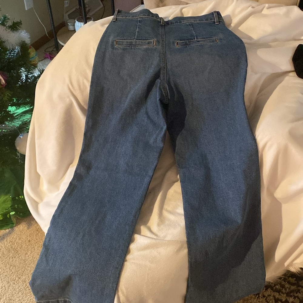 Express Jeans Wide Leg High Rise - Picture 4 of 5